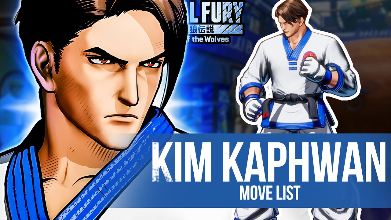 KIM KAPHWAN MOVE LIST - Fatal Fury: City of the Wolves (COTW)