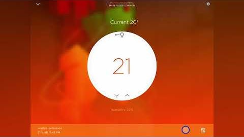Heating and cooling schedules using Savant Home Automation systems.