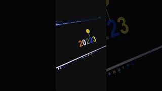 Creat a new year wishes Using HTML CSS😉😉 #css #html #animated #newyear #animatedvideo #coding