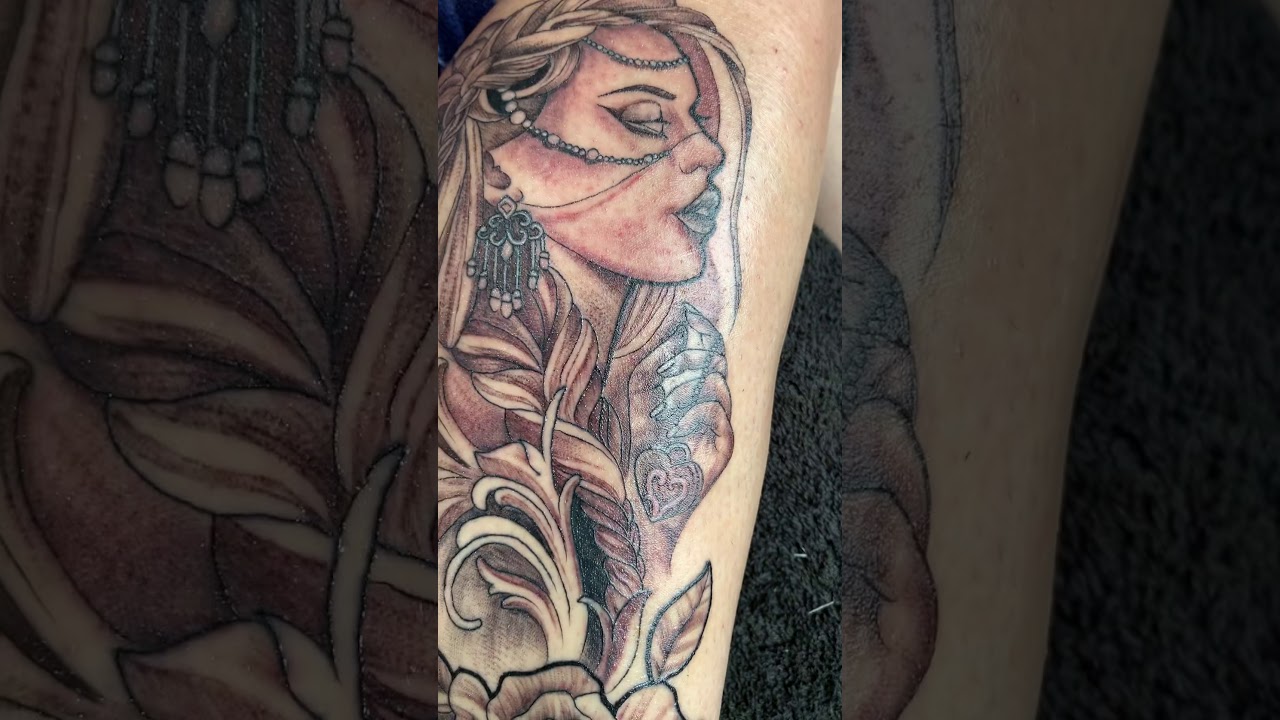 ROSE FACE TATTOO BY “jeretattoos_ink” ⬅️ - YouTube