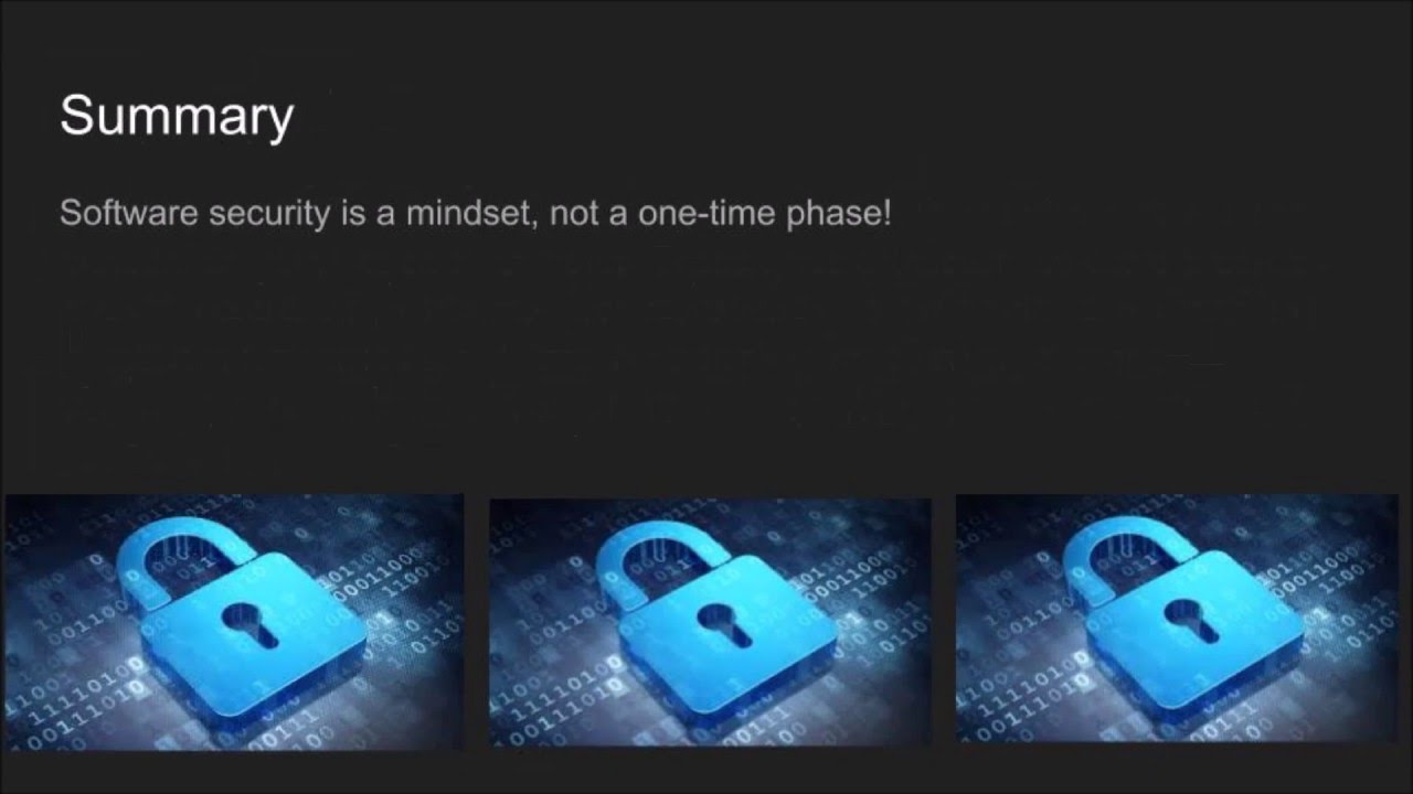 Software Security Basics - YouTube
