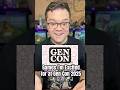 Are you going to Gen Con and what games are you excited to see?? #boardgames #gencon