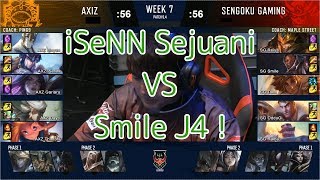 AXZ(iSeNN セジュアニ) VS SG(Smile ジャーヴァンIV) - LJL 2019 Spring Week 7 Game 2
