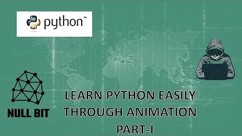Python For Beginners - Part 1 | Introduction To Python [ANIMATION]