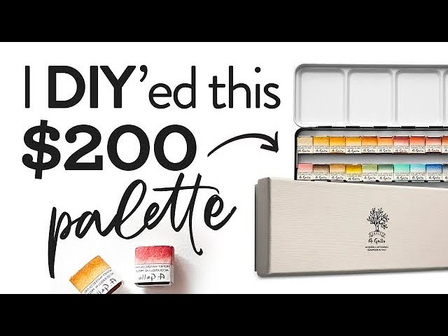 Love my ceramic watercolor palette set so much. ♥️ My old plastic palette  didn't spark joy if you catch m…