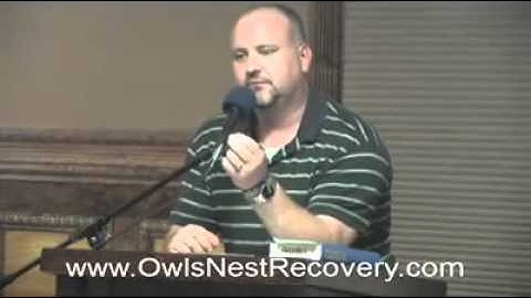 Owls Nest Recovery Community Speaker Steve S