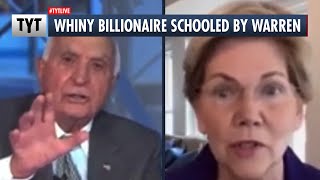 Elizabeth Warren SCHOOLS Whiny Billionaire On Wealth Tax