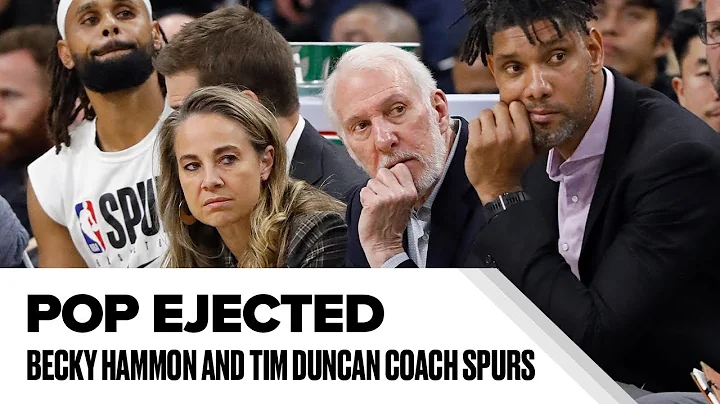 Gregg Popovich Ejected, Becky Hammon and Tim Duncan Coach Spurs - DayDayNews