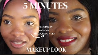 Simple, quik , natural 5 minutes makeup look 👄