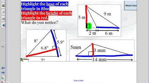 Geometry 2.2.2 - Right Side Notes: Area of Triangles