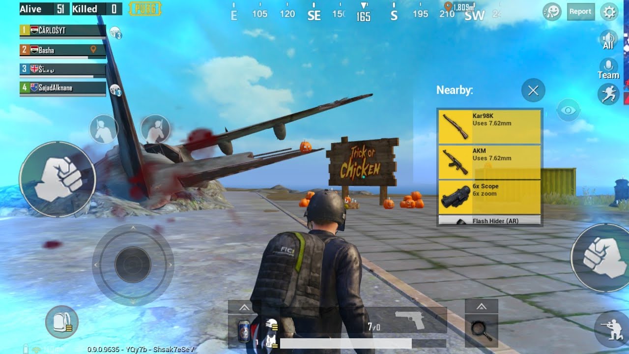 الذهاب الى جزيرة الانتضار الهالوينية ببجي موبايل PUBG Mobile