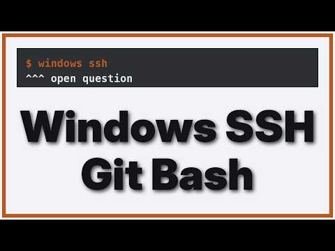 Is it possible to SSH tunnel on Windows 10 with Git Bash? (2 Solutions!!)