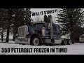 Does This 1985 359 Peterbilt Stand The Test of Time??!!    It's Cold... BUT Does It Start??!!