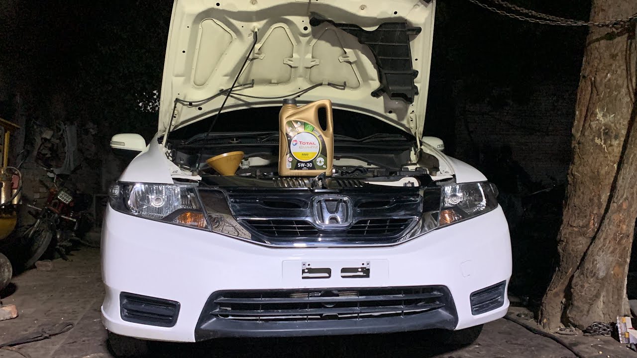 Honda City Engine Oil Change Air Oil Filter Change Chaudhry