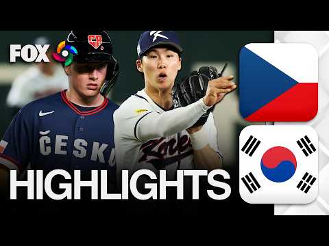 Czechia vs. Republic of Korea Highlights ⚾️ World Baseball