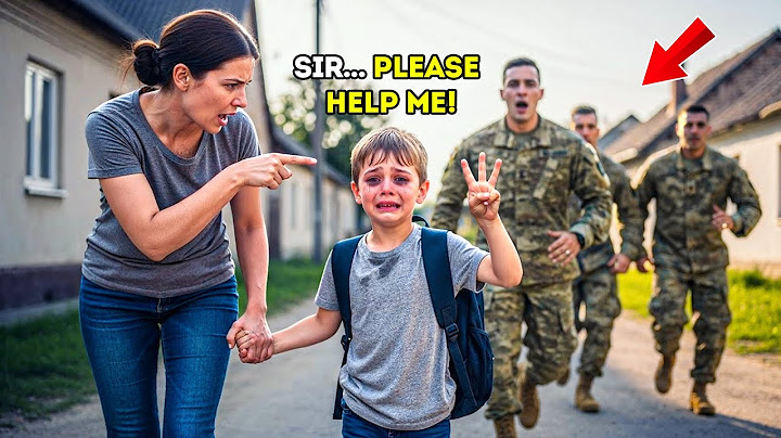 A Soldier Panicked When He Saw A Boy Flash An SOS Signal On The Street… When He Learned Why, He…