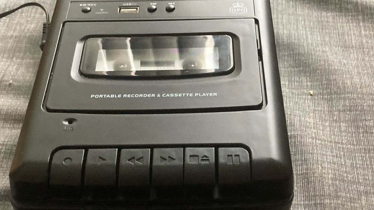 GPO CRS132 USB/cassette recorder overview and demonstration YouTube
