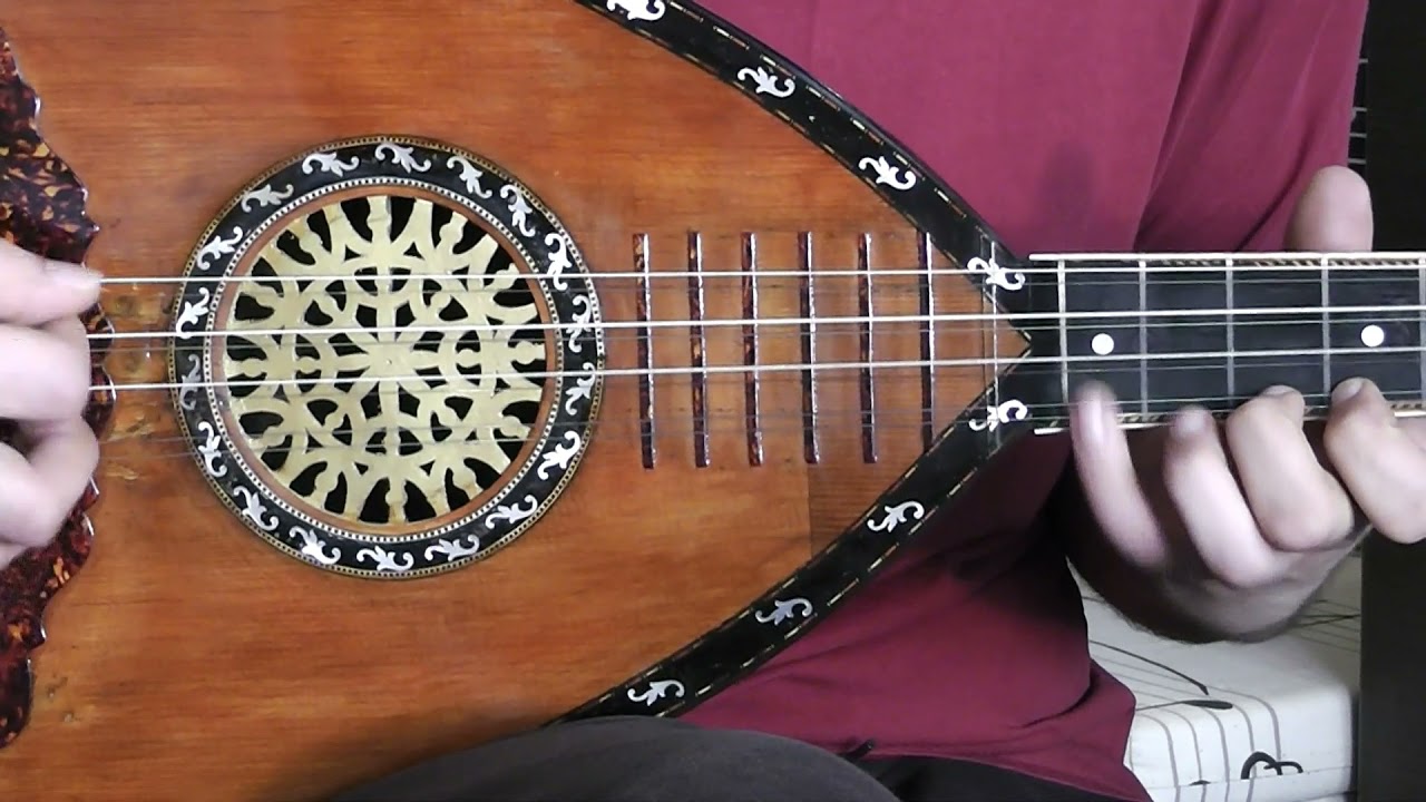 House of Stathopoulo lute 1920. Restoration by Tasos Theodorakis. YouTube