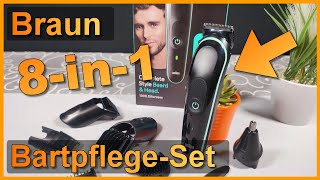 Review: Braun 8-in-1- Bartpflege Set / Haarschneide-Maschine MGK3441