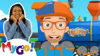 Train Song Blippi Mygo Sign Language For Kids Educational Videos For Kids