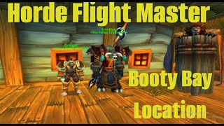 Booty Bay Flight Master Location - Gringer Wind Rider Master - Stranglethorn Valley