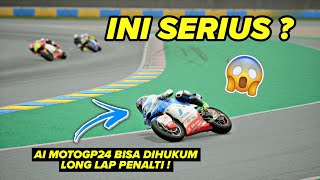 UNTUK PERTAMA KALINYA GW NGELIAT AI MOTOGP24 DI HUKUM LONG LAP PENALTI !! - MOTOGP 24 CAREER 8