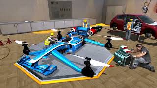 Flying Formula Car Game | Formula Drones Game | Android Based Flying Formula Car Shooting Game screenshot 1