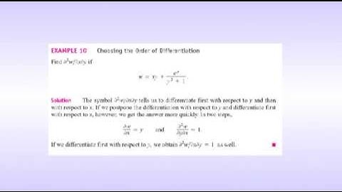 Partial Derivatives and Multiple Integrals