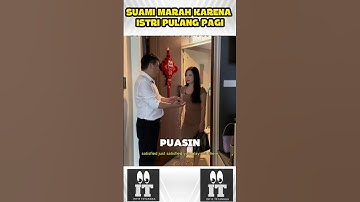 suami marah karena istrinya pulang malam #shorts #viralshorts