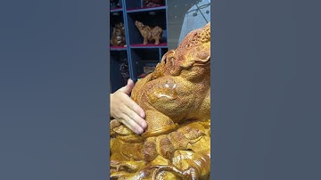 Cóc Thiềm Thừ Chiêu Tài Hút Lộc #tuonggonguyenhong #tượng_phong_thủy #điêukhắcgỗ #phat #woodworking