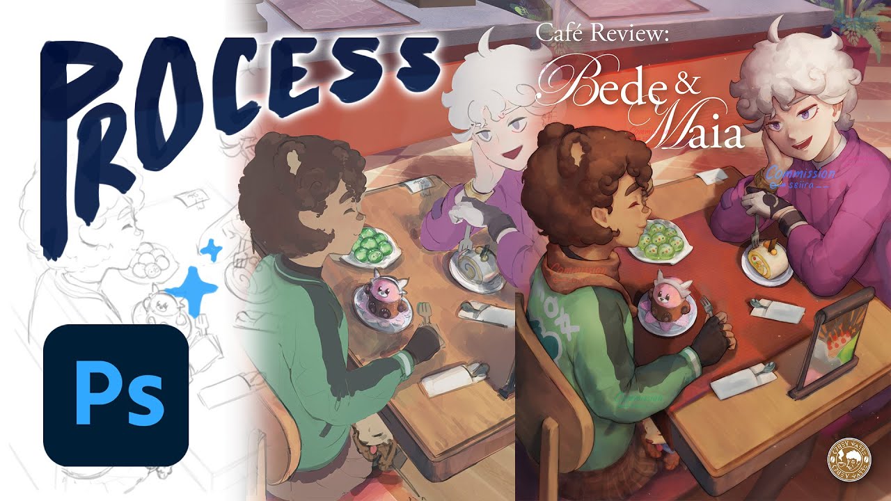 【Speedpaint】 Battle Café