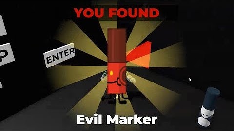 How to get EVIL marker in FIND THE MARKERS Roblox [ CODE UPDATED 2025 ]