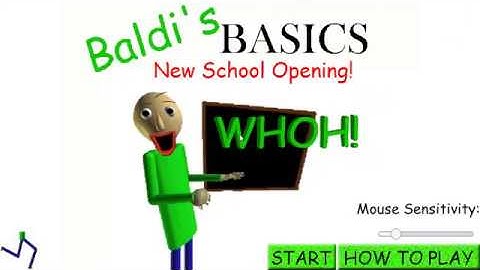there is a older version of baldi