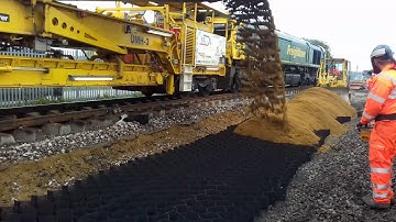 GEOWEB® Geocells for Railroad Ballast Stabilization