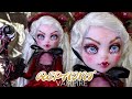 HALLOWEEN REPAINT ! Vampire OOAK Monster High Batsy Claro Custom Doll Tutorial •JackyOhhh