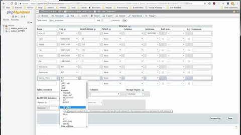 Podio Sync - MySQL - Create Table