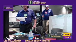Details Pregame and Booth Cam - LSU Football at Alabama Guide