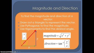 AQA Mechanics 1 - Vectors Introduction