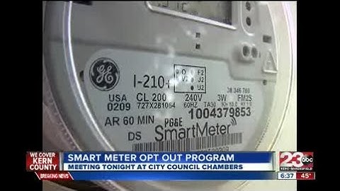 Smart Meter opt out program