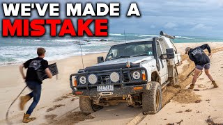 We got BOGGED on Australia's SOFTEST Beach