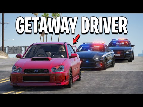 I Spent 24 Hours As A Getaway Driver in GTA 5 RP