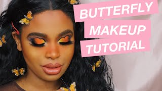 Monarch Butterfly Makeup Tutorial