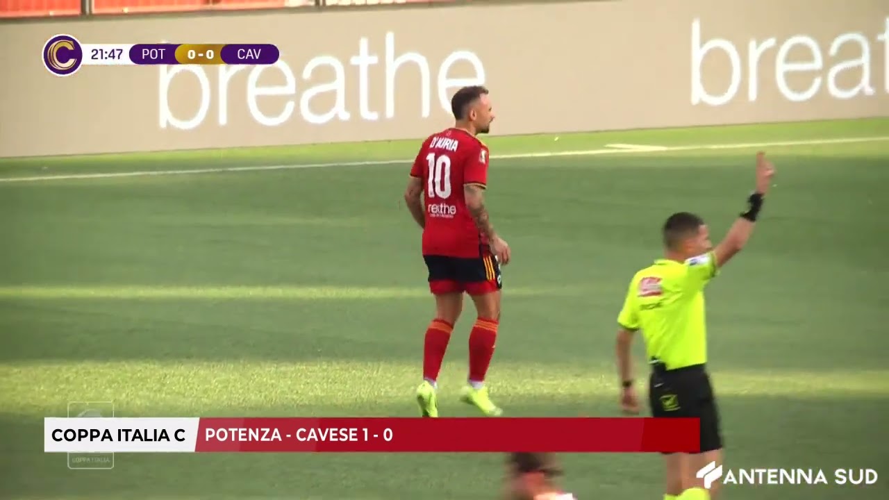 16 AGOSTO 2025 - COPPA ITALIA C, POTENZA - CAVESE 1 - 0