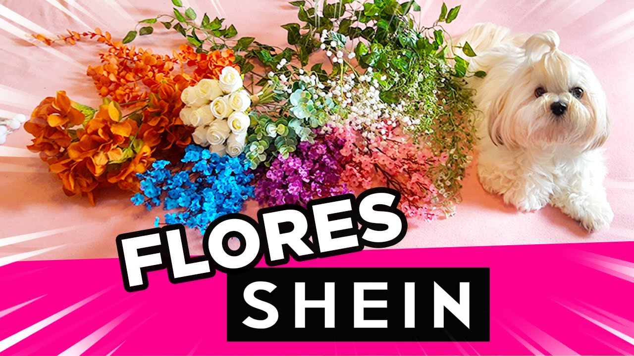 Compras de Decoração SHEIN! Muitas Flores e Folhagens Artificiais!