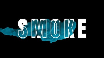 Best video text effect in Canva | Smoke effect! #canva #canvatutorial