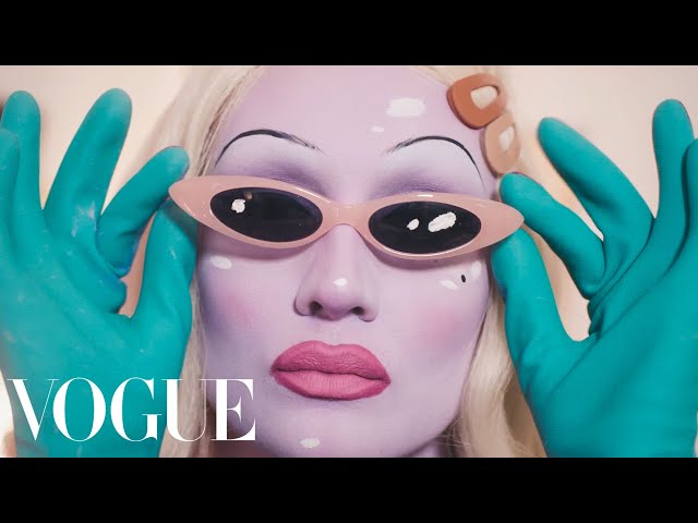 Juno Birch Breaks Down Her Alien Queen Beauty Routine | Extreme Beauty | Vogue