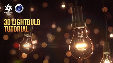 3D Light Bulb Tutorial | Cinema 4D Tutorial & Octane Render, After Effects