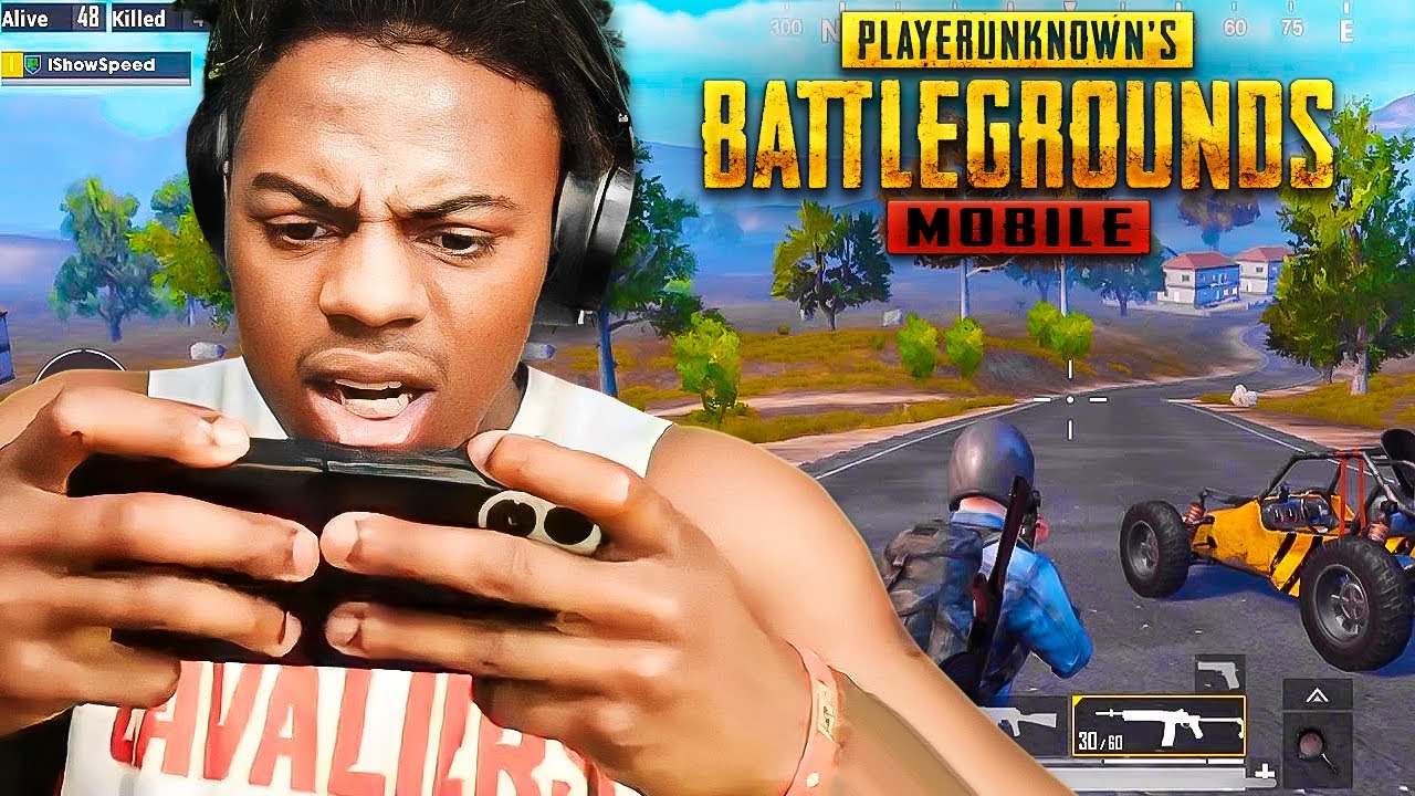 iShowSpeed ​​впервые играет в PUBG Mobile