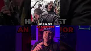 Terrorist throws bomb over leftist protester