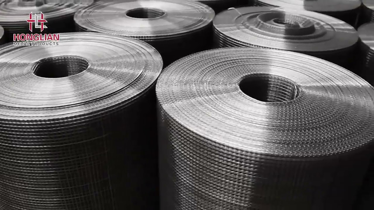 Straight from our factory — welded wire mesh rolls built for strength and longevity!